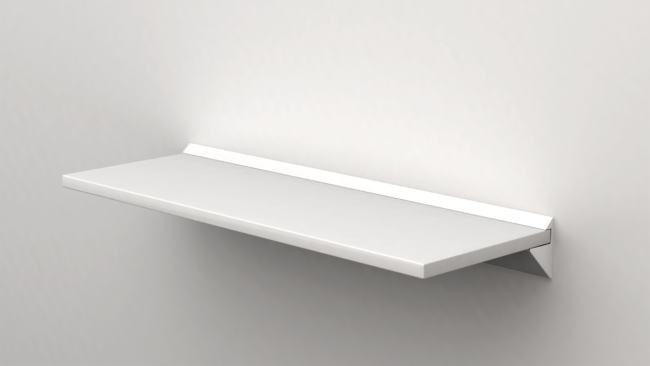 Floating Timber Shelf 16mm, White Floating Shelves Nz